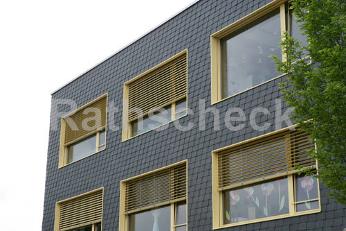 Rathscheck Schiefer - Dekorative Deckung mit Coquettes