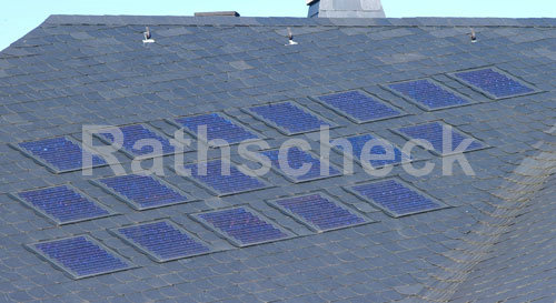 Rathscheck Schiefer - Dekorative Deckung mit Coquettes