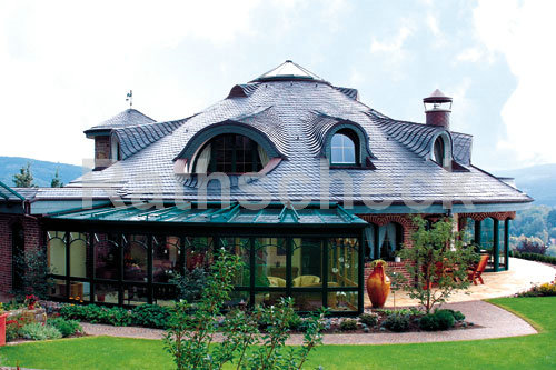 Rathscheck Schiefer - Dekorative Deckung mit Coquettes