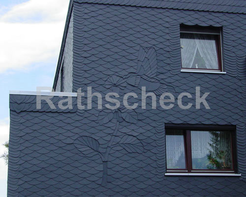 Rathscheck Schiefer - Dekorative Deckung mit Coquettes