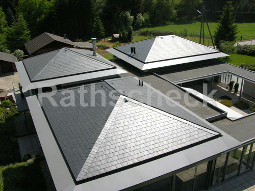 Rathscheck Schiefer - Dekorative Deckung mit Coquettes